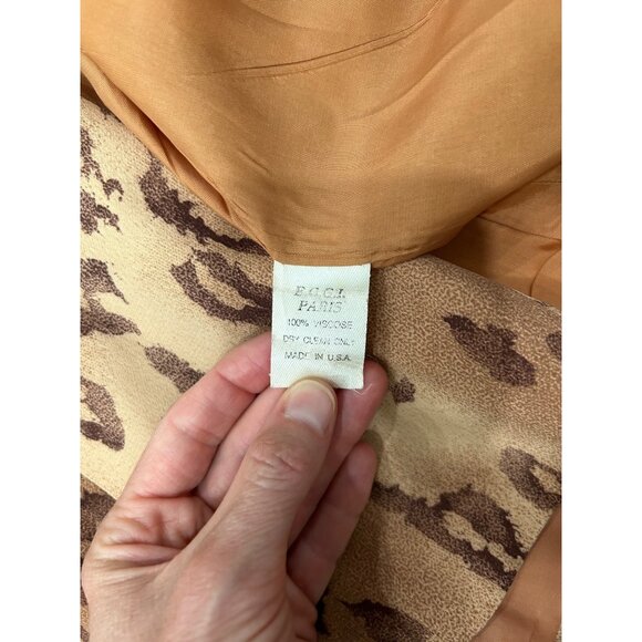 Vintage Taiga Paris Leopard Print Blazer Top Set Womens Size 10 - Picture 9 of 13